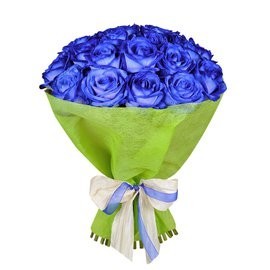 15 синих роз - Фото 1