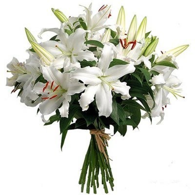 Букет белых лилий Капри - Фото 1