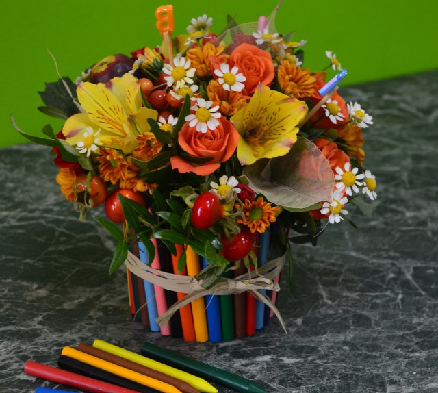 Цветы на День учителя