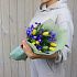 Букет из ирисов и тюльпанов - Фото 2