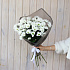 Букет белых хризантем - Фото 3