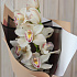 Ветка белой орхидеи  - Фото 2