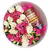 Коробка с цветами и макарунами малая 9 - Фото 1
