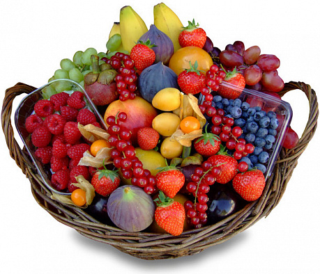 Корзина с фруктами и ягодами Ягодная поляна - Фото 1