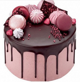 Торт Розовое счастье