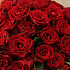 51 красная роза в шляпной коробке  - Фото 2