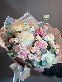 Букет цветов Маршмеллоу