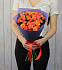Букет оранжевых кустовых роз - Фото 3