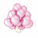 25 гелиевых розовых шаров для девочки