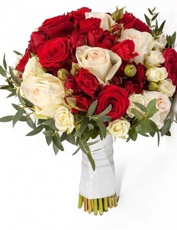 Букет для невесты «Вальс роз» под заказ - Фото 1