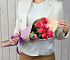 Букет 7 розовых кенийских роз 40 см - Фото 1