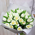 Букет 51 белый тюльпан  - Фото 2