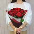 15 красных роз 60 см - Фото 3