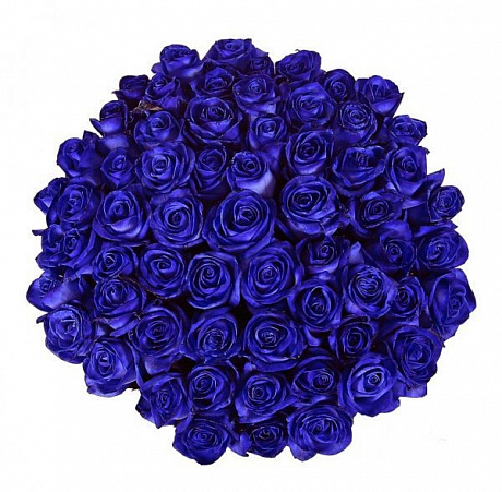 Букет синих роз Лазурный берег - Фото 1