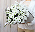 Букет белых хризантем - Фото 4