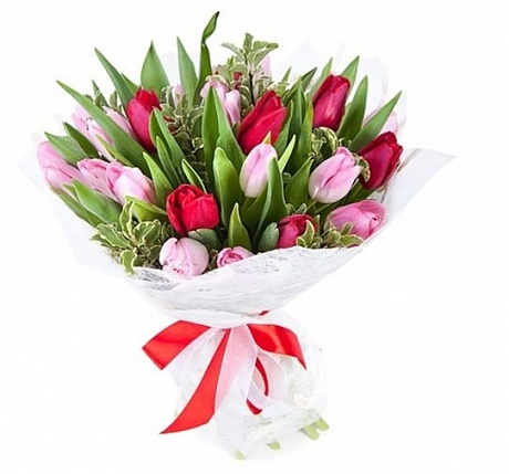 Букет тюльпанов Цветочная мелодия - Фото 1