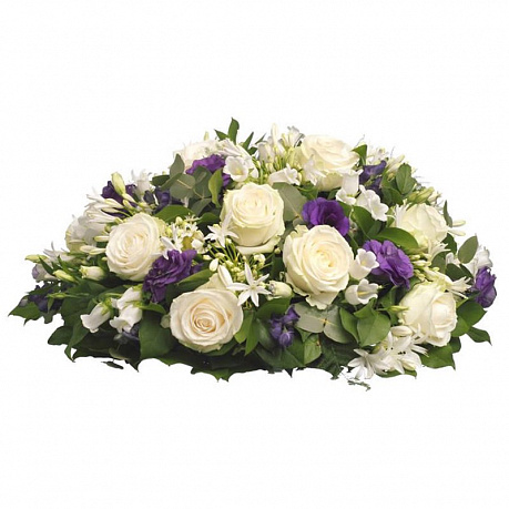 Цветы на стол с белыми розами - Фото 1