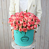 51 роза Джамиля в шляпной коробке - Фото 3