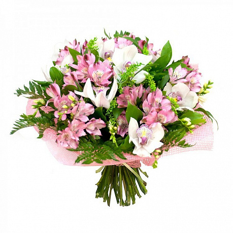 Нежный букет цветов Линда - Фото 1