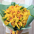 Большой букет орхидей с рускусом - Фото 3