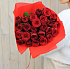 25 красных роз 60 см - Фото 2