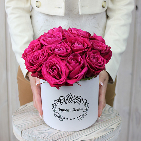 15 роз Шангри-Ла в коробке - Фото 1