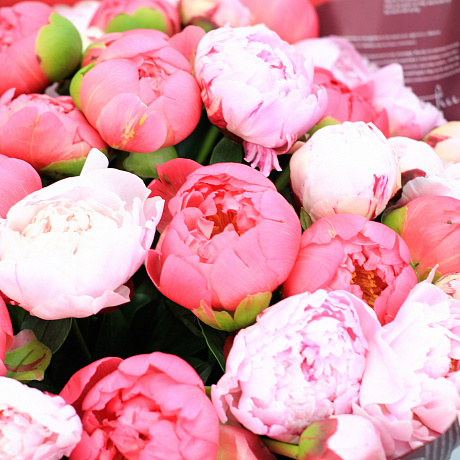 Букет розовых пионов Волшебный день - Фото 3