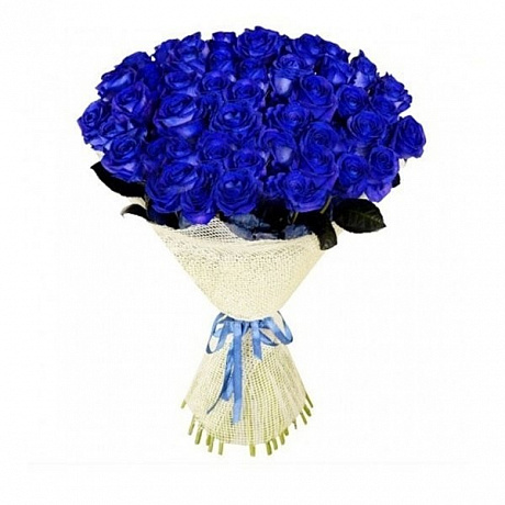 Букет синих роз Морской бриз - Фото 1