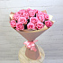 25 розовых роз 60см - Фото 2
