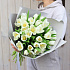 Букет 51 белый тюльпан  - Фото 1