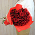 25 красных роз 60 см - Фото 5
